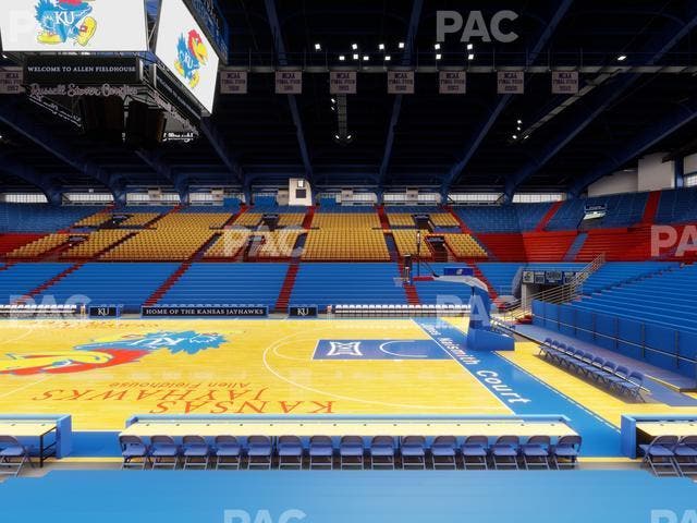 Allen Fieldhouse - Section F Seat View