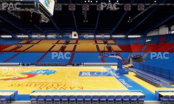 Allen Fieldhouse - Section F Seat View