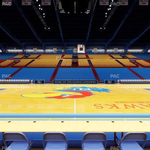 Allen Fieldhouse - Section G Seat View