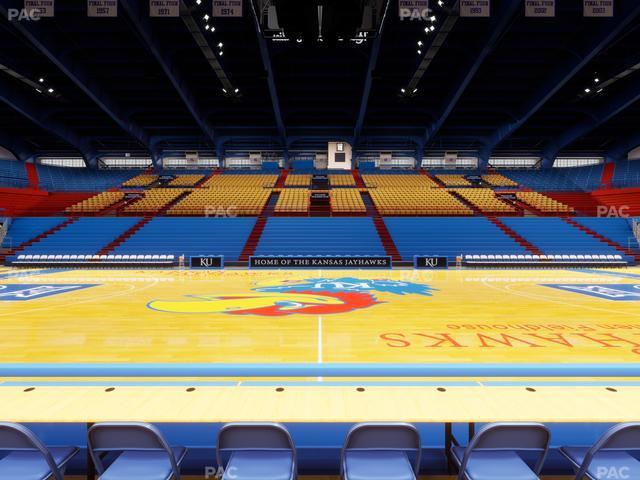 Allen Fieldhouse - Section G Seat View