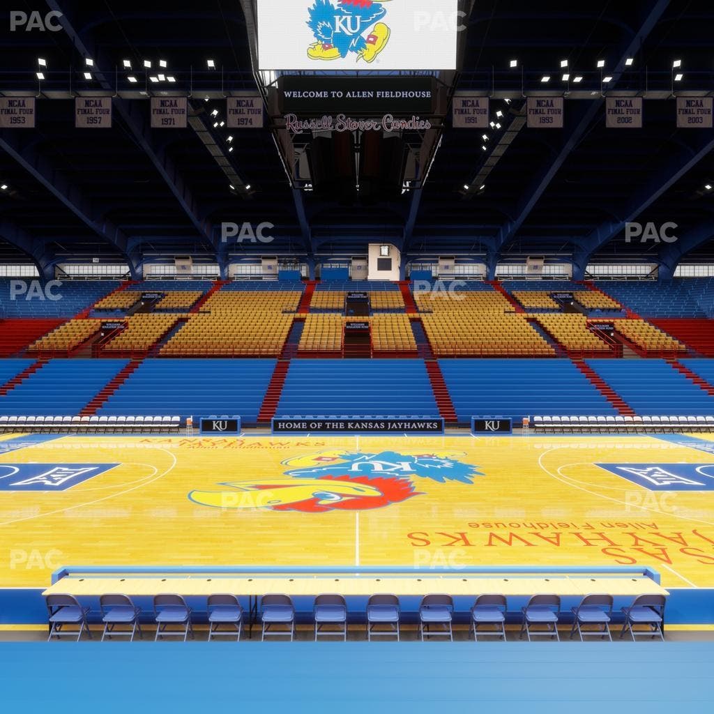 Allen Fieldhouse - Section G Seat View
