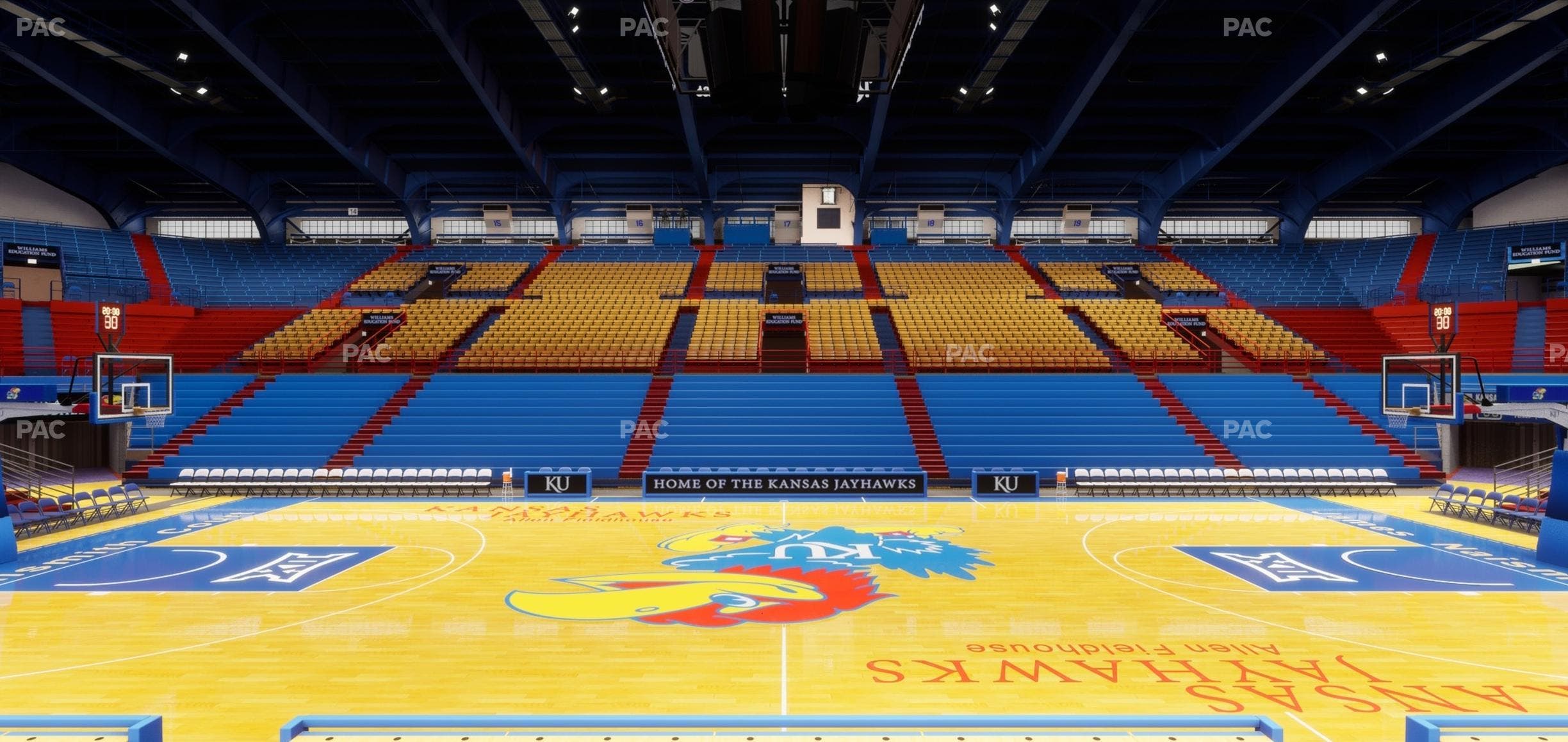 Allen Fieldhouse - Section G Seat View