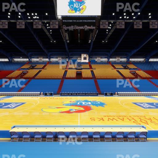 Allen Fieldhouse - Section G Seat View
