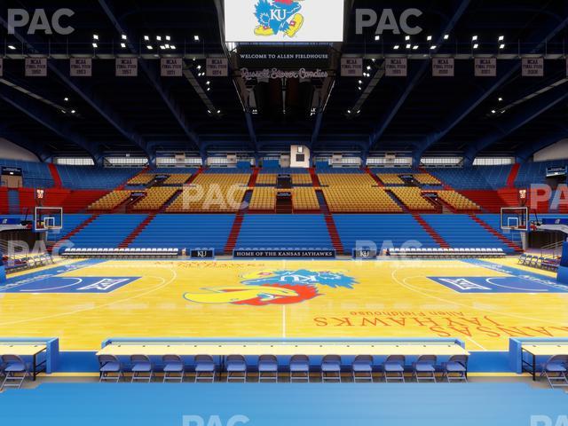 Allen Fieldhouse - Section G Seat View