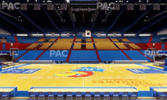 Allen Fieldhouse - Section G Seat View