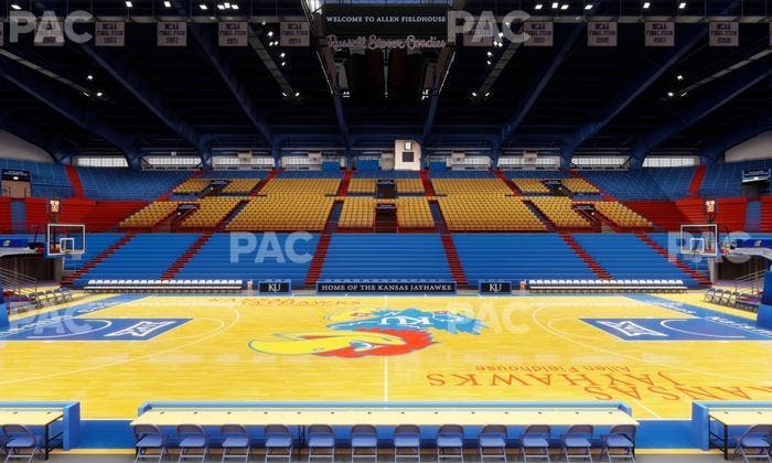 Allen Fieldhouse - Section G Seat View
