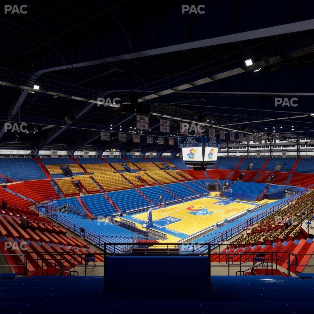Allen Fieldhouse - Section Ga Seating Seat View