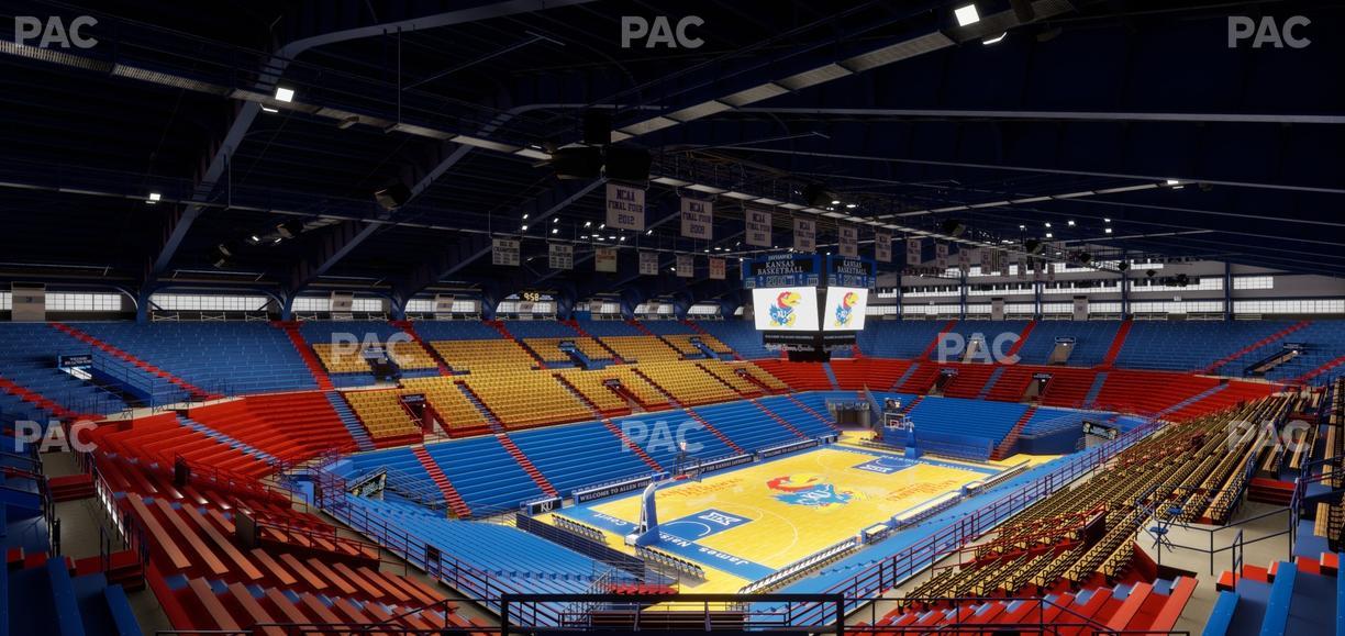 Allen Fieldhouse - Section Ga Seating Seat View