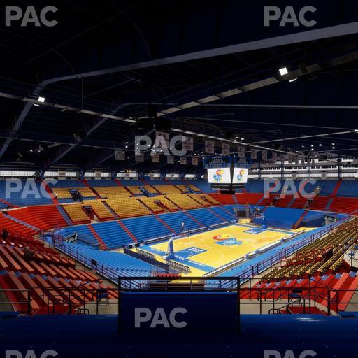 Allen Fieldhouse - Section Ga Seating Seat View