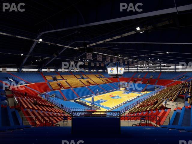Allen Fieldhouse - Section Ga Seating Seat View
