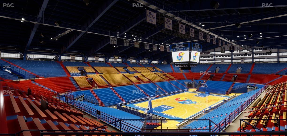 Allen Fieldhouse - Section Ga Seating Seat View