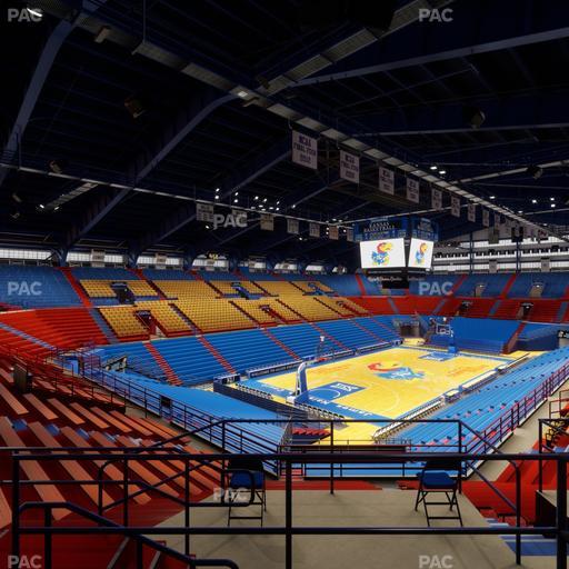 Allen Fieldhouse - Section Ga Seating Seat View