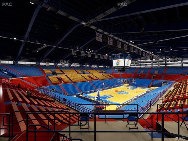 Allen Fieldhouse - Section Ga Seating Seat View
