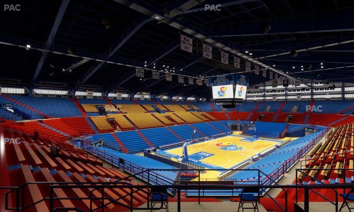 Allen Fieldhouse - Section Ga Seating Seat View