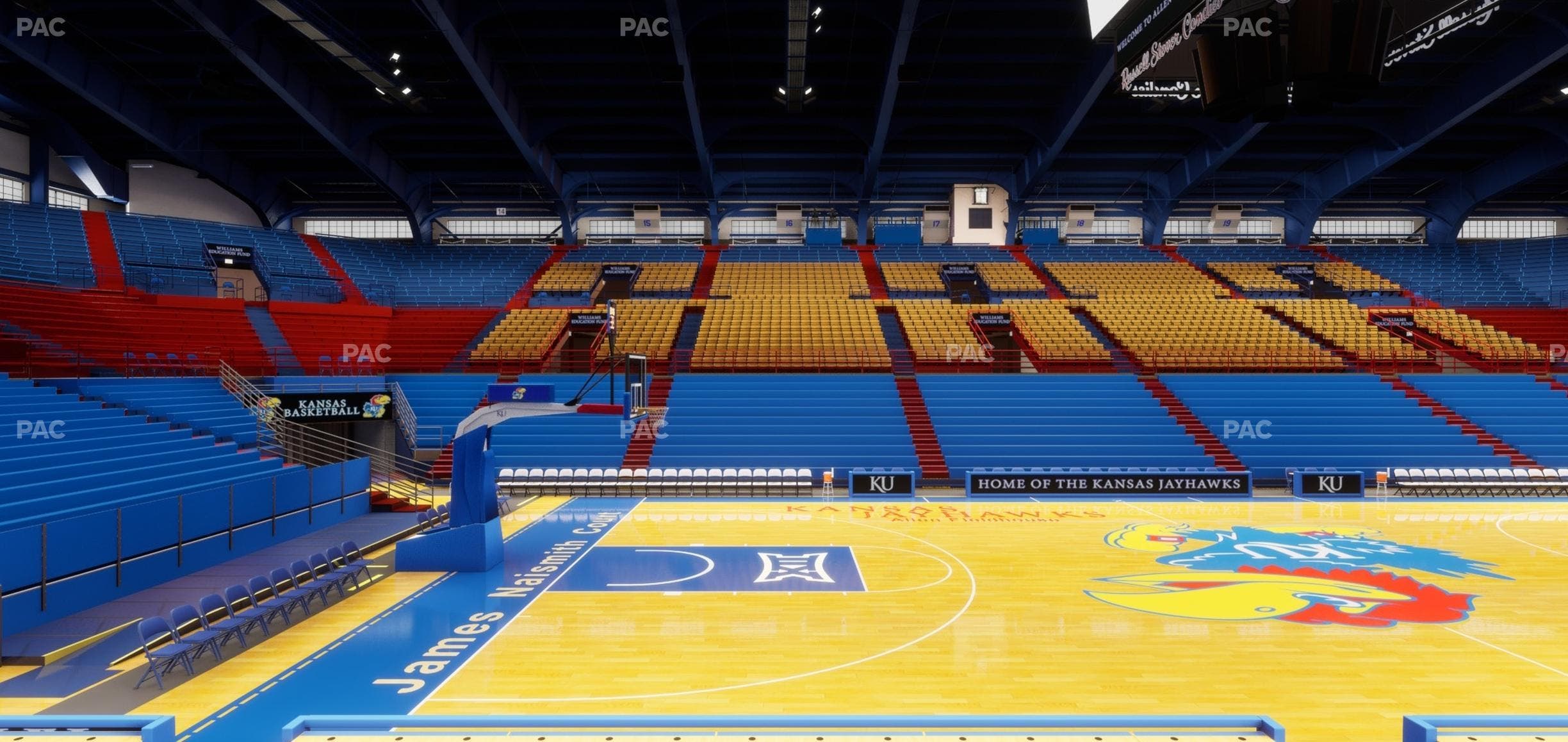 Allen Fieldhouse - Section H Seat View