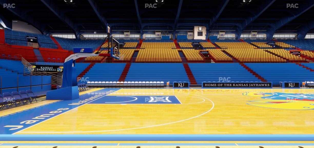Allen Fieldhouse - Section H Seat View