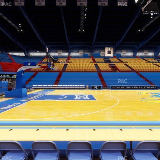 Allen Fieldhouse - Section H Seat View