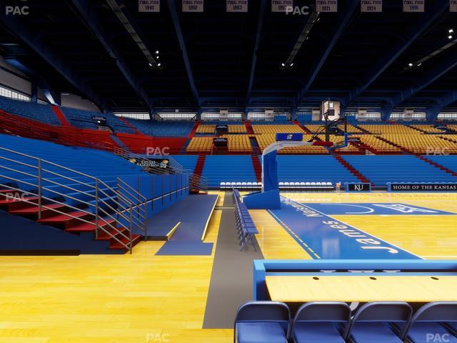 Allen Fieldhouse - Section J Seat View