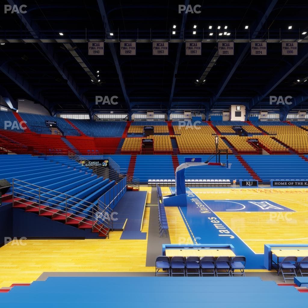 Allen Fieldhouse - Section J Seat View