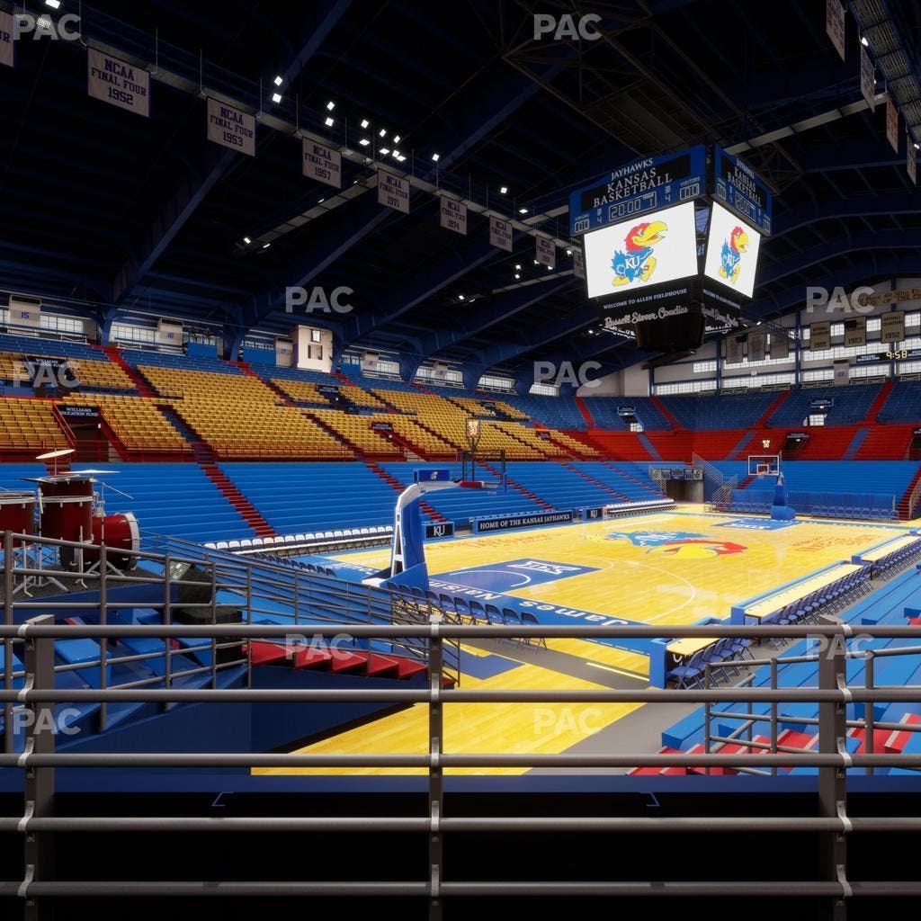 Allen Fieldhouse - Section K 1 Seat View