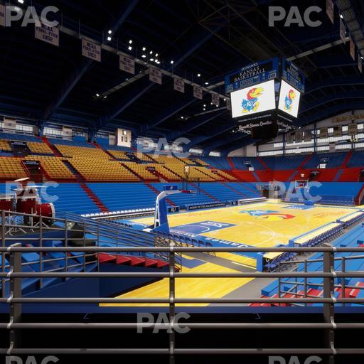Allen Fieldhouse - Section K 1 Seat View