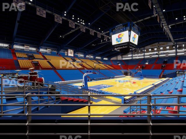 Allen Fieldhouse - Section K 1 Seat View