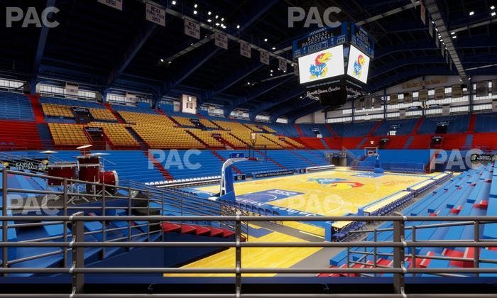 Allen Fieldhouse - Section K 1 Seat View