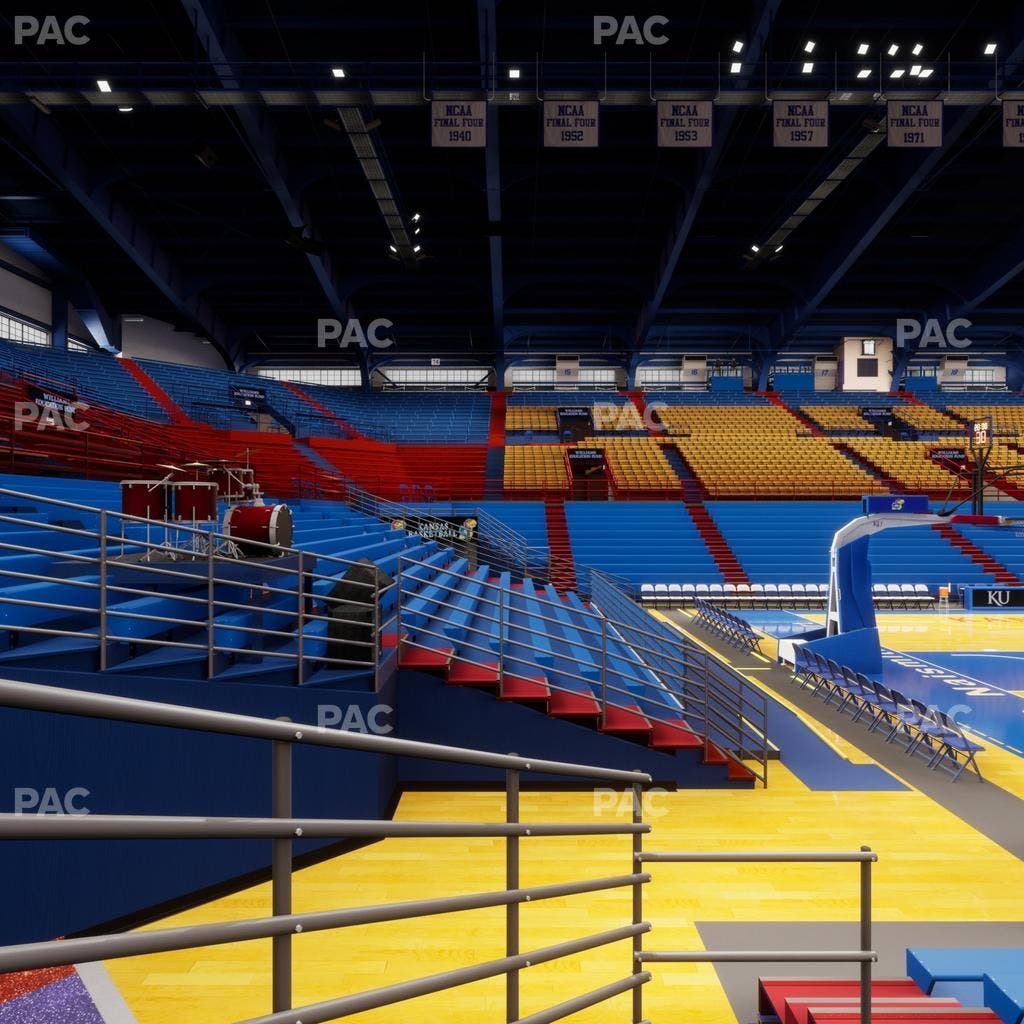 Allen Fieldhouse - Section K Seat View
