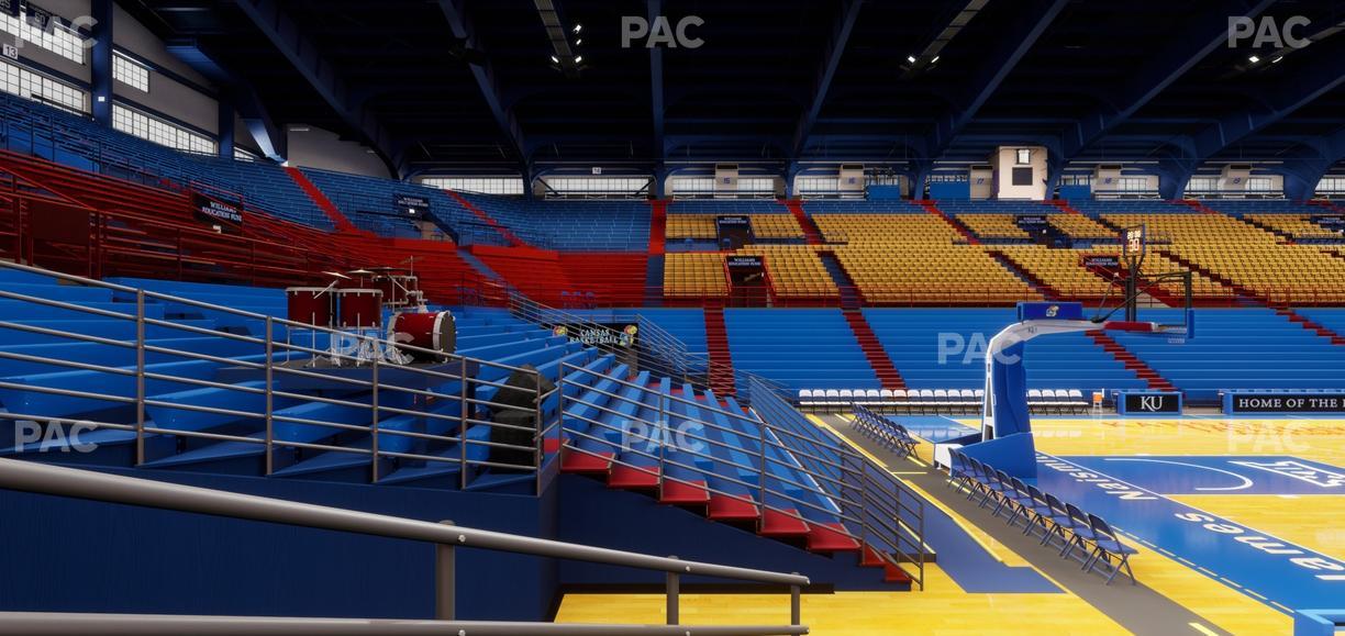 Allen Fieldhouse - Section K Seat View