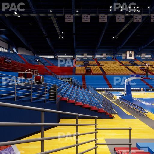 Allen Fieldhouse - Section K Seat View