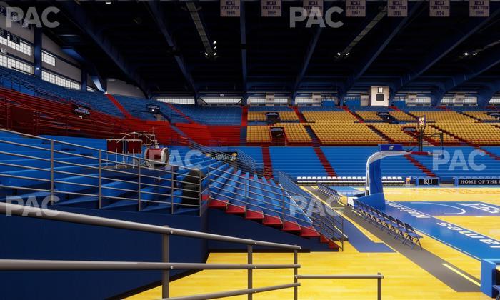 Allen Fieldhouse - Section K Seat View