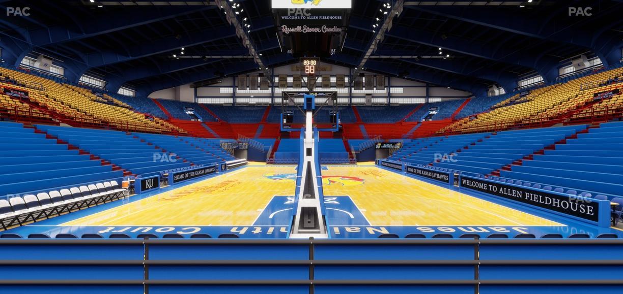 Allen Fieldhouse - Section M Ada Seat View