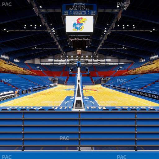 Allen Fieldhouse - Section M Ada Seat View