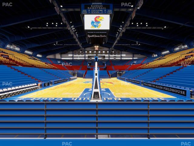 Allen Fieldhouse - Section M Ada Seat View