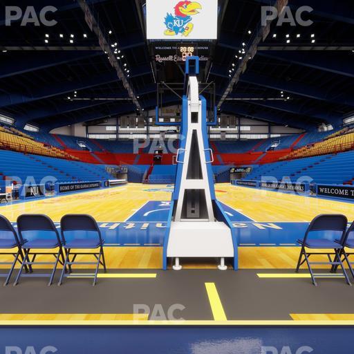 Allen Fieldhouse - Section M Ada Seat View