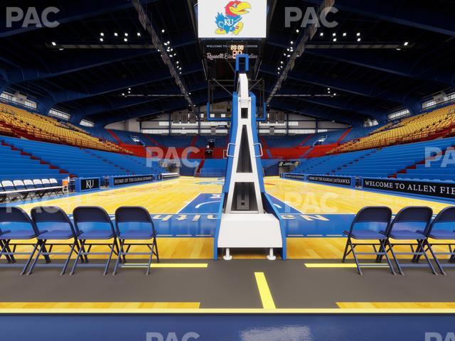 Allen Fieldhouse - Section M Ada Seat View