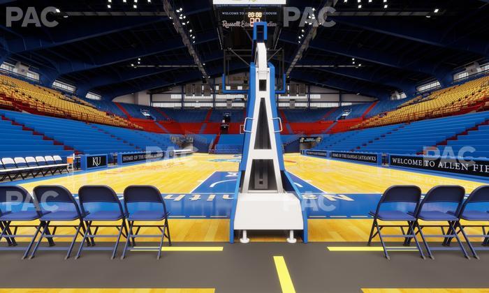 Allen Fieldhouse - Section M Ada Seat View