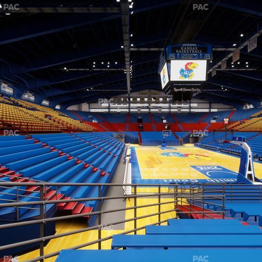 Allen Fieldhouse - Section N Ada Seat View