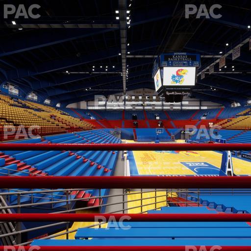 Allen Fieldhouse - Section N Ada Seat View