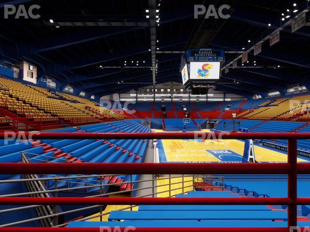 Allen Fieldhouse - Section N Ada Seat View