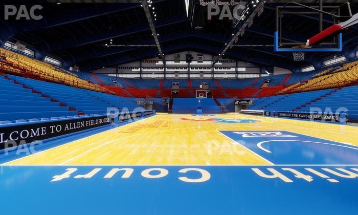 Allen Fieldhouse - Section North Courtside Seat View