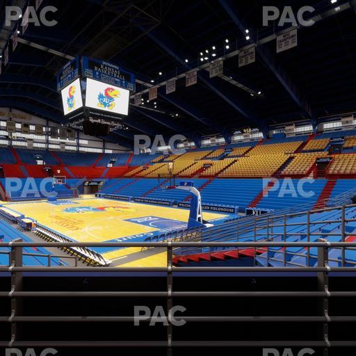 Allen Fieldhouse - Section P 1 Seat View