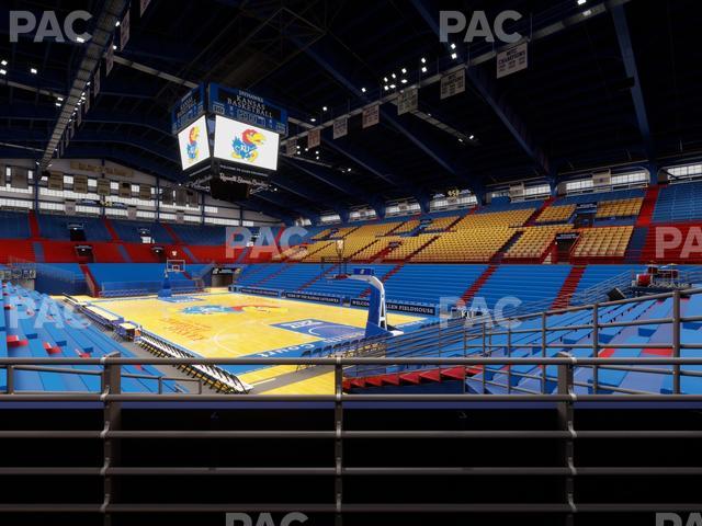 Allen Fieldhouse - Section P 1 Seat View