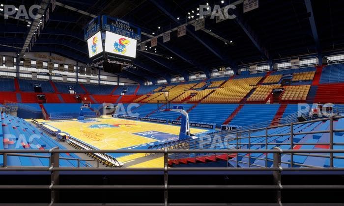 Allen Fieldhouse - Section P 1 Seat View