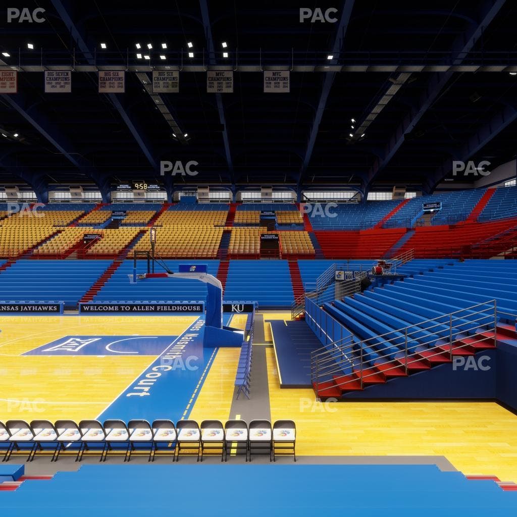 Allen Fieldhouse - Section Q Seat View