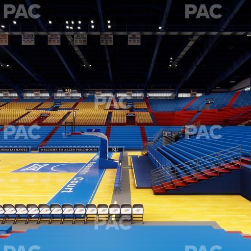 Allen Fieldhouse - Section Q Seat View