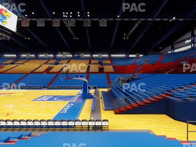 Allen Fieldhouse - Section Q Seat View