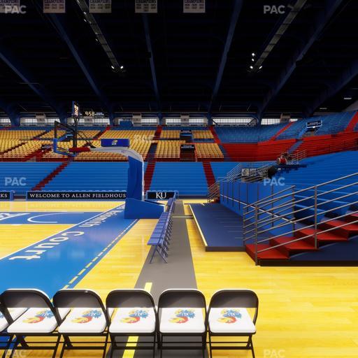 Allen Fieldhouse - Section Q Seat View