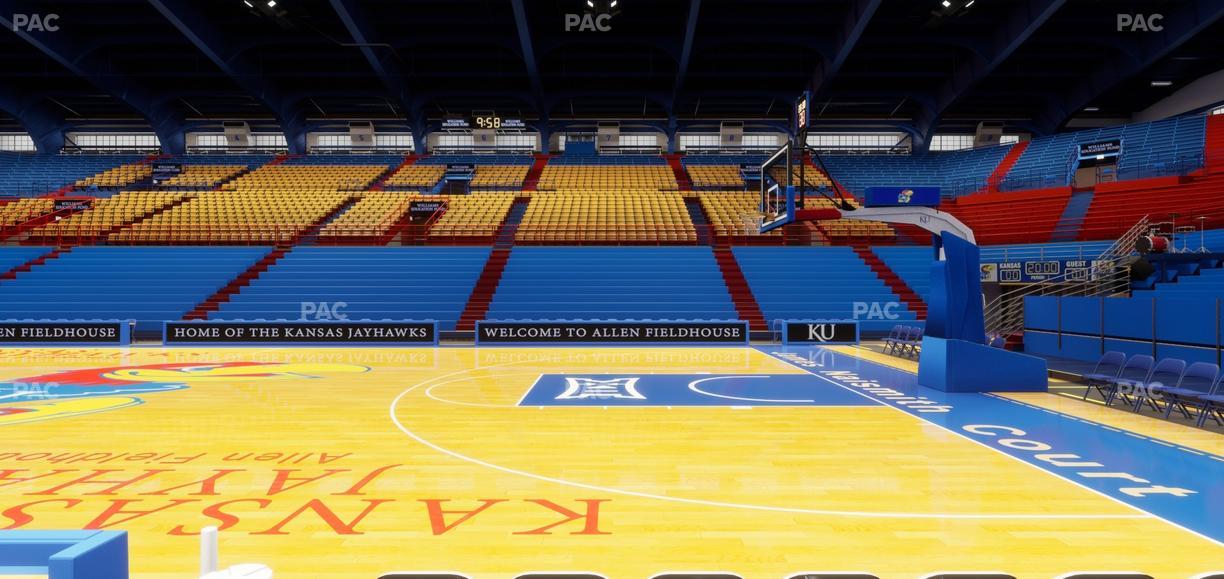 Allen Fieldhouse - Section R Seat View