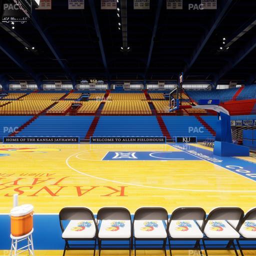 Allen Fieldhouse - Section R Seat View